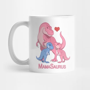 MamaSaurus Mother T-rex & Baby Boy Girl Dinosaurs Mug